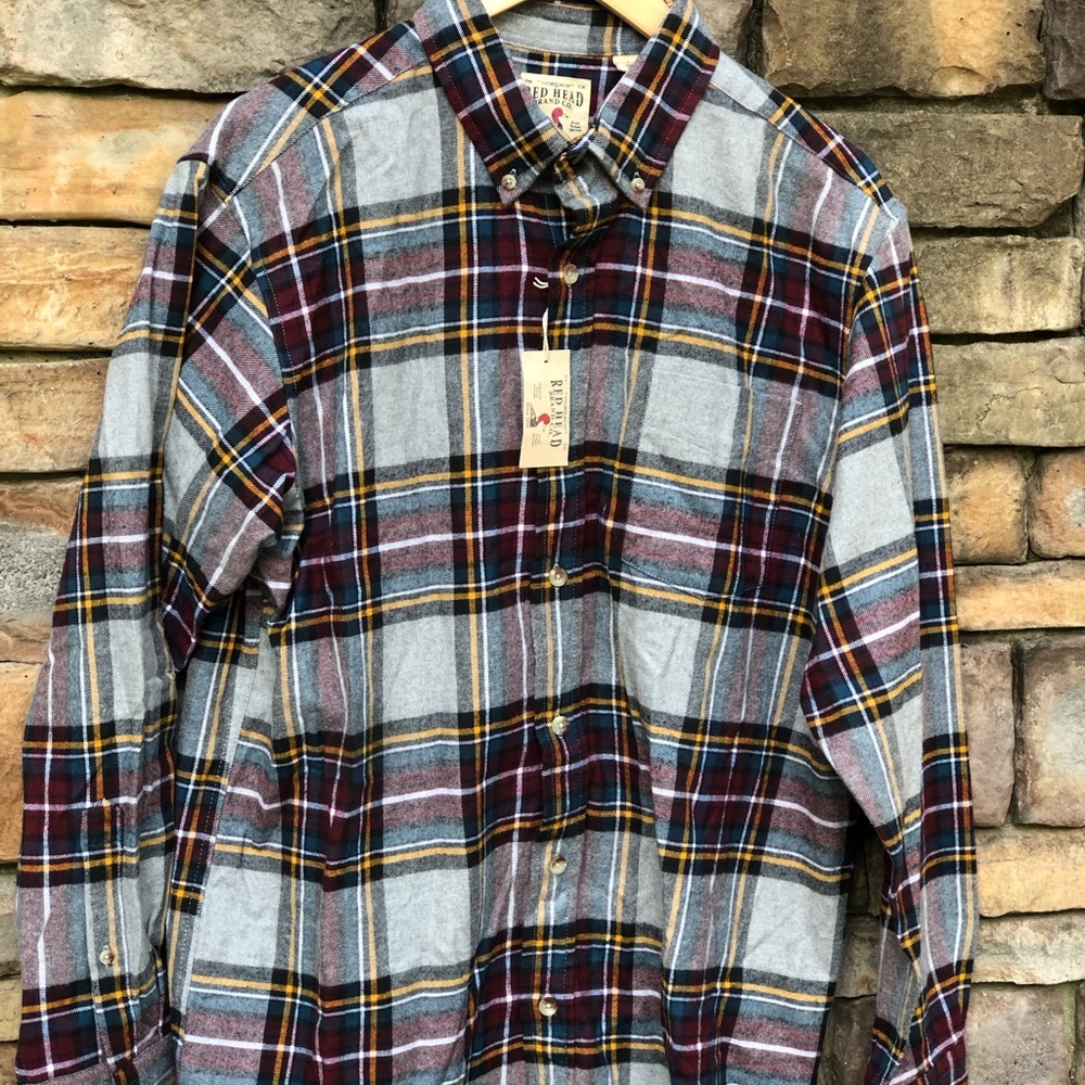 Redhead brand men’s large cotton flannel shirt